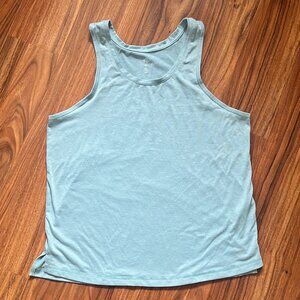 Dip Featherweight Racerback Tank Soft Teal Blue M